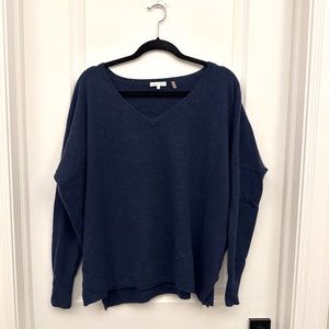 Minnie Rose Cashmere Blue Sweater